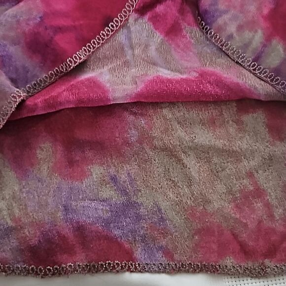 Wilfred Women's Racer Back Silk Top Hot Pink/ Beige XS - Picture 13 of 16